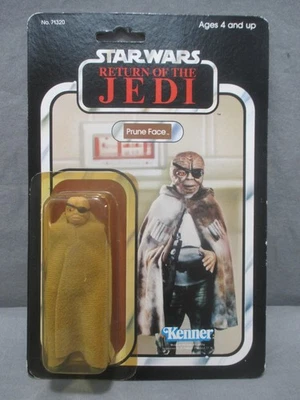 Star Wars PRUNE FACE El Retorno del Jedi 77-Back Sin usar, en caja 1983 De colección Foto 1 de 4