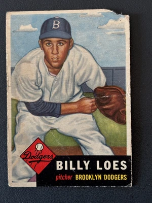Subasta Topps 1953 Billy Loes Foto 1 de 2
