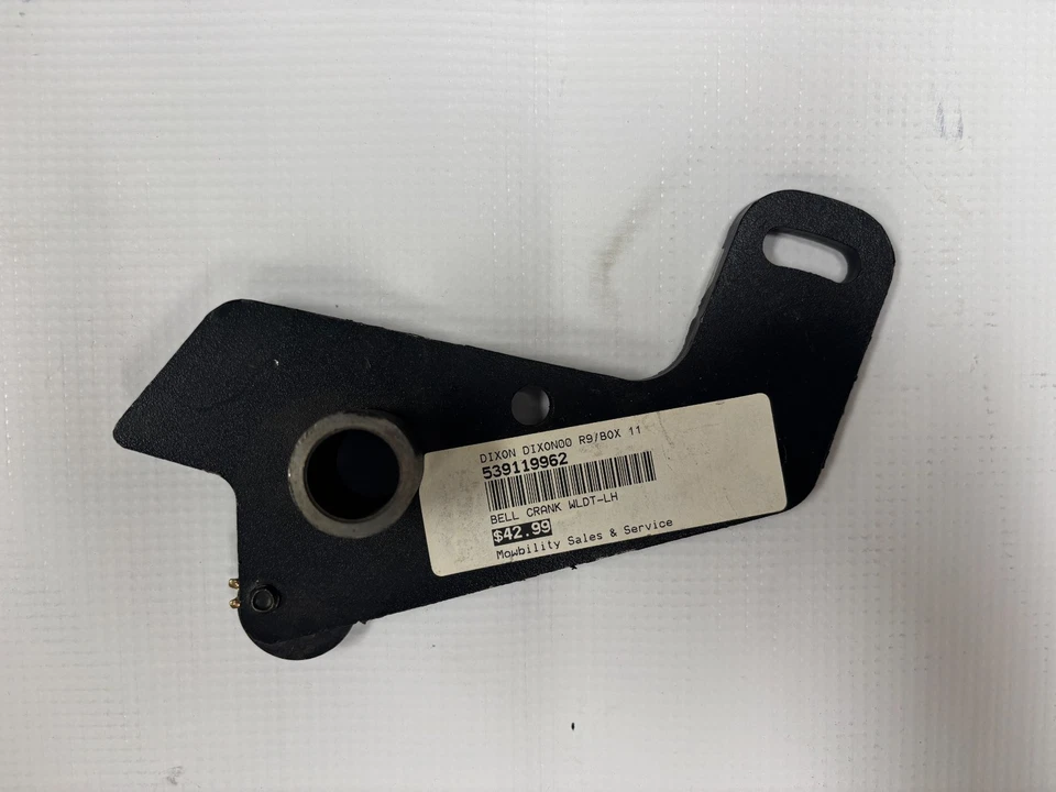 Husqvarna Dixon Bell Crank Weldment, LH 539119962, LSHUS1 - Image 1 of 1