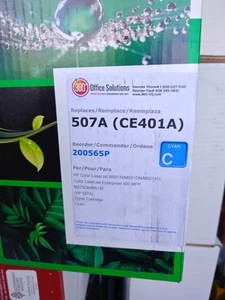 For HP CE401A 507A Cyan Toner Cartridge 6K - Picture 1 of 2