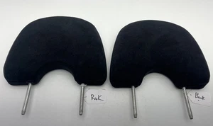 2007 HONDA FIT REAR BACK 2ND ROW SEAT HEADREST SET PAIR BLACK CLOTH OEM - Photo 1/7