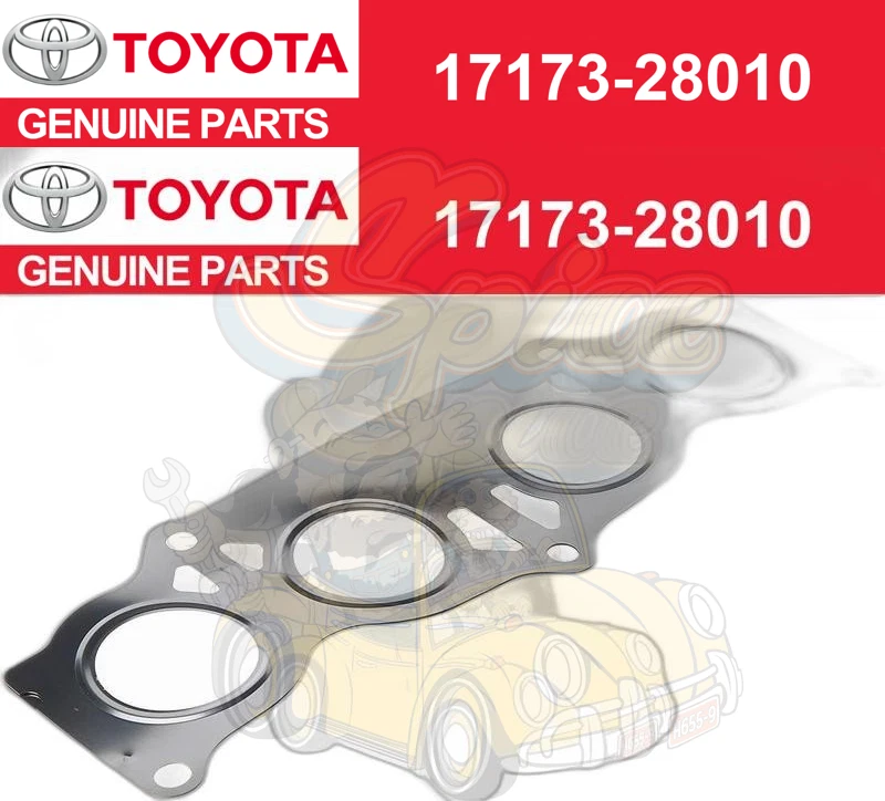 Junta GENUINA TOYOTA SCION tC & xB (01-15), colector de escape 2 cabezales 17173-28010 Foto 1 de 1