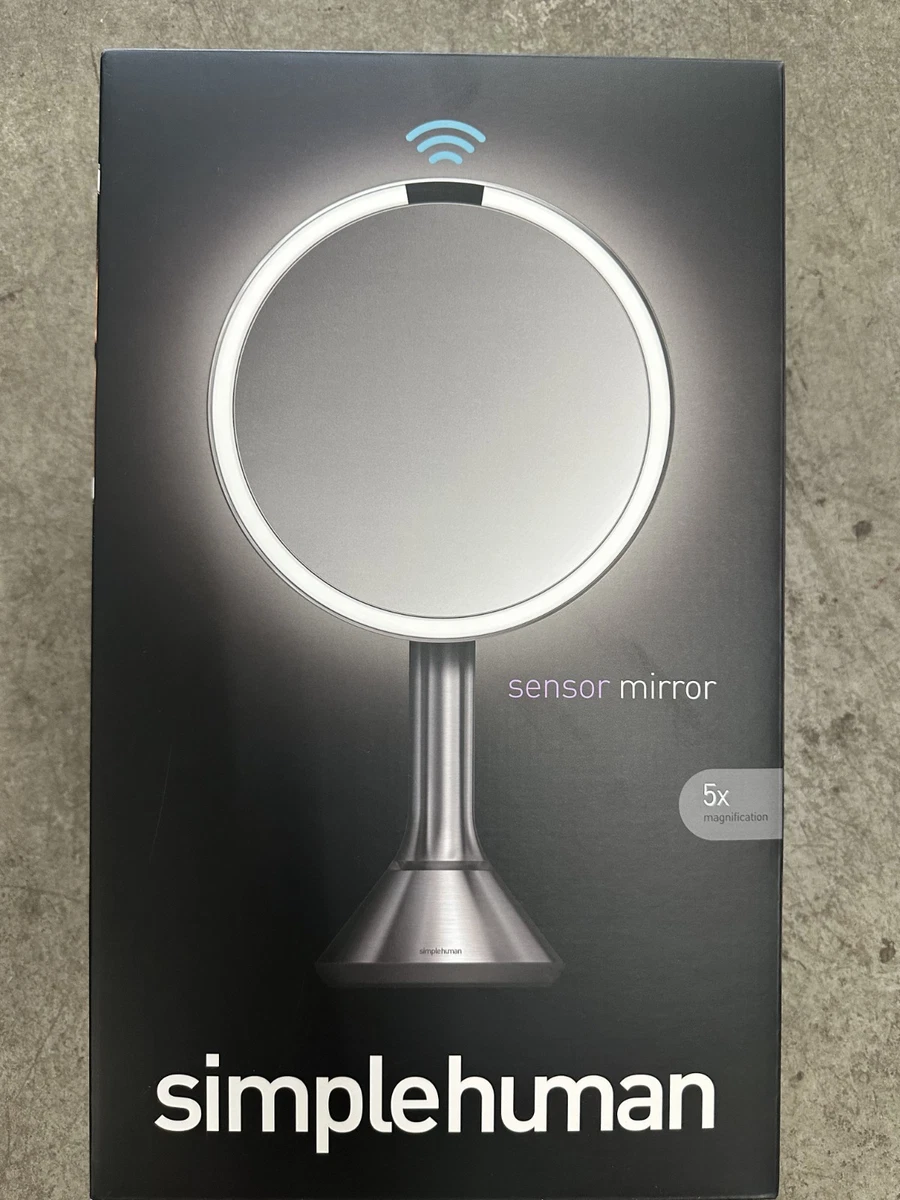 simplehuman sensor mirror 5倍 ST3052 simplehuman Small Lighted 5
