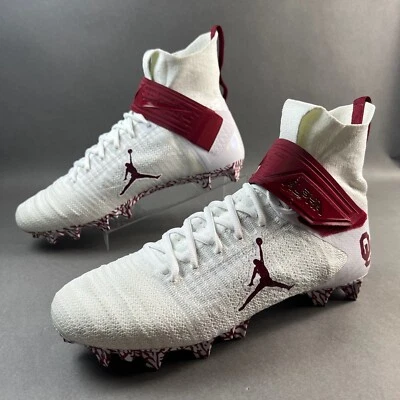 Botines de fútbol Jordan para hombre 13 Alpha Menace Elite 2 Oklahoma Sooners nuevos Nike Foto 1 de 4