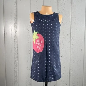 *Talbot’s Kids 100% Cotton Strawberry Dress Sz 6X - Picture 1 of 8