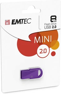 EMtec 8 GB Flash Drive USB 2.0 Farbe lila - Bild 1 von 1