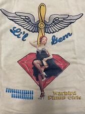 Warbird Pinup Girls T-Shirt, Li'l Gem, XX-Large, Tan