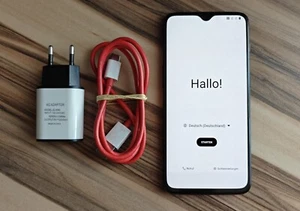 Smartphone / Handy OnePlus 6T in schwarz mit Zubehörpaket, gebraucht - Bild 1 von 2