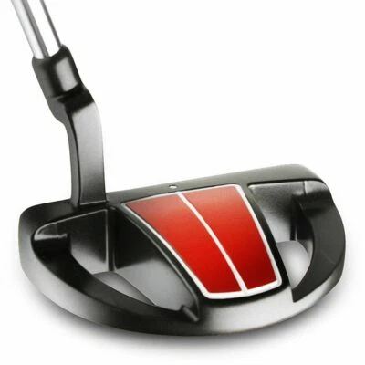 PERLA CUSTOM - RH Bionik 505 HS Putter Black Red Mallet Plumber Neck 34" w/FATSO - Image 1 of 4