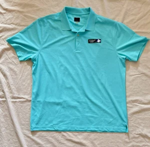 Golf Polo Hemd hellblau fuer Marshalls mit Logo DP World,  Groesse XXL - Bild 1 von 1