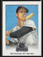 2002  Donruss Diamond Kings #128 Ted Williams Sample Silver Back SP Card
