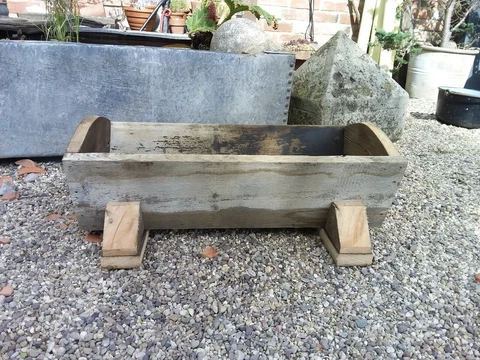 Vintage Wooden Garden  Planter Farm pitch pine Cover