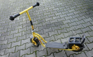 Puky Roller, Gelb, Gebraucht, Schutzblech vorne beschädigt - Bild 1 von 6