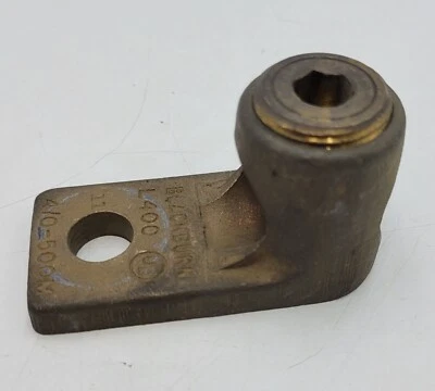 Blackburn L400 Terminal Lug Connector 4/0-500 Wire Size Electrical Accessory - Image 1 of 4