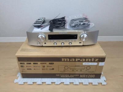 Marantz NR1200 2ch Slim Network Receiver Stereo Amplifier Silver Gold AC 100V - Image 1 of 4