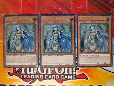 3x MAID MIT DEN BLAUEN AUGEN - LCKC-DE012 Secret Rare / 1. Auflage NM Playset  - Bild 1 von 3
