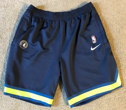 Nike Dri-Fit NBA Authentics Minnesota Timberwolves Basketball Shorts - Size XL Cover