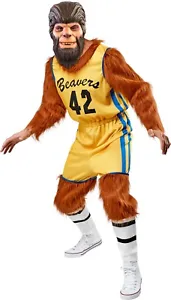 Mens 1985 Teen Wolf Jumpsuit Basketball Jersey + Mask Halloween Costume M L XL - Picture 1 of 5