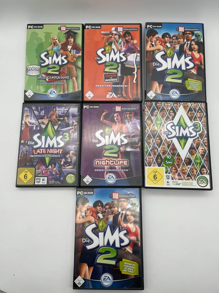 Sims 2 PC - Hauptspiel und Addons / Erweiterungen - wählen Sie aus - nur 1xPorto - Bild 1 von 1