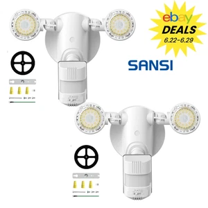SANSI 2000LM/3000LM Floodlight LED Motion Sensor Outdoor Security Spotlight IP65 - Picture 1 of 38