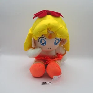 Sailor moon Venus C2808 Banpresto Taffeta 1995 Plush 7" Stuffed Toy Doll Japan - Picture 1 of 11