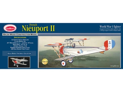 Guillow's Model Kits 204LC Fokker Triplane 1:16 Scale flying model kit in balsa - Immagine 1 di 3