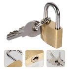 Small Brass Padlocks - Set of 4 for Luggage, Gym and Outdoor Security