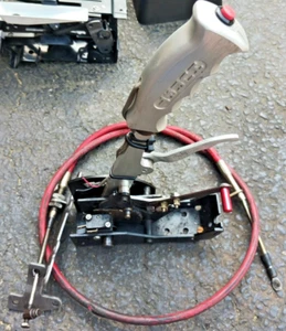 HURST PISTOL GRIP QUARTER STICK AUTO SHIFTER + CABLE + SUPER NICE!!! - Picture 1 of 5
