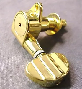 SEHR SCHÖNE GOLD DURCHSAITEN GITARREN MASCHINENKÖPFE 3+3 - Bild 1 von 4