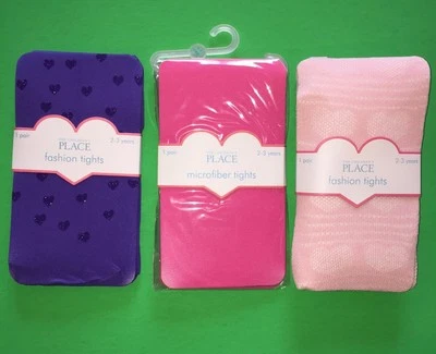 ¡NUEVO! Medias de nylon tejido con cable moda vestido calcetines 2-3 años lote 3 pares REGALO Foto 1 de 3