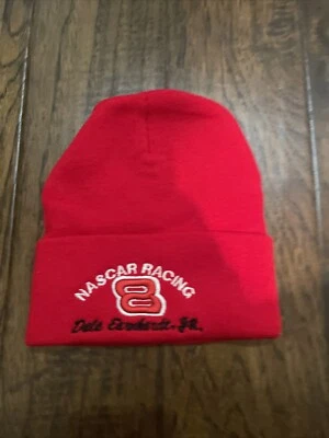 City Hunter вязаная шляпа Nascar гонки 8 Дейл Эрнхардт младший 14» унисекс красный OS новый - Изображение 1 из 4