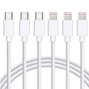 USB Type C Fast Charging Cable Cord For Apple iPhone 15 14 13 12 11 Pro Max XR X - Picture 1 of 15