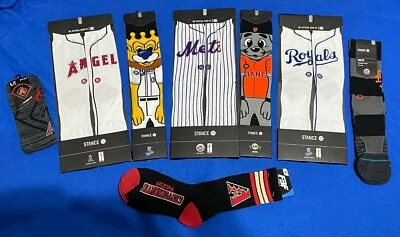 BRAND NEW ELECTRIFYING MLB BASEBALL STANCE & MORE SOCKS AL NL - EXCELLENT GIFTS - Image 1 of 3