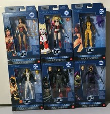 DC Multiverse Rebirth Set OF 6 Figures Lex Luthor C&C-Series  Harley Quinn VIXEN