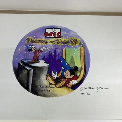 Disneyland Edição Limitada Arte NFFC Dreamers Doers Disney Artist Petersen - Imagem 1 de 3