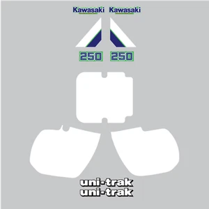 1986 KAWASAKI KX 250 DECAL KIT VINTAGE MOTOCROSS - Picture 1 of 1