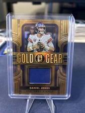Daniel Jones 2023 Panini Gold Standard Gear JERSEY Patch NY Giants #D /299 - T02