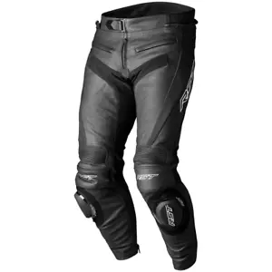 RST Tractech Evo 5 Motorbike Sport CE Leather Trousers Black Jean Reg or Short - Picture 1 of 2