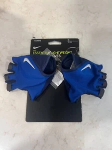 Nike ESSENTIAL LIGHTWEIGHT Women's Training Gloves Size Small Blue Gray - Picture 1 of 5
