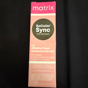 Matrix SoColor Sync Prebonded Alkaline Toner Hair Dye Dark Brown Red 4RB - Picture 1 of 2