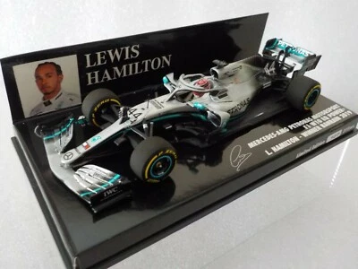 1:43 Minichamps Mercedes W10 GP Bahrain 2019, Hamilton  excl. PMA limited 219 - Bild 1 von 2