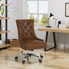 New listing
Christopher Knight Home Bagnold Desk Chair, Brown + Chrome