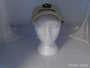 "New" "With Tags" Tan John Deere Embroidered Adjustable Hat - Picture 1 of 7
