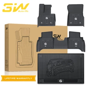 3W Floor Mat&Trunk Mat For Mercedes-Benz G Class/G500/G550/AMG G63 SUV 2019-2024 - Picture 1 of 19