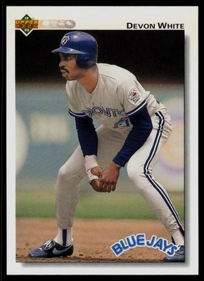 1992 Upper Deck #352 Devon White Toronto Blue Jays - Image 1 of 2