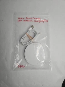 Belkin 10-Watt Quick Charge Wireless Charging Pad, White - Picture 1 of 4