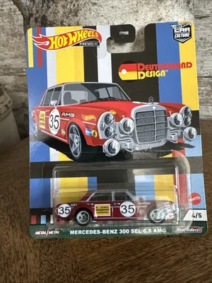 Hot Wheels Car Culture Deutschland Design Mercedes-Benz 300 SEL 6.8 AMG NUEVO Foto 1 de 2