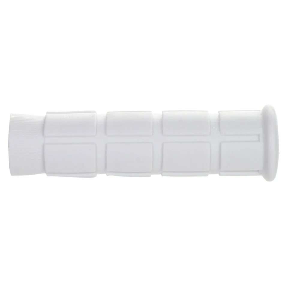 Empuñaduras de bicicleta Sunlite clásicas blancas MTB - 120 mm Kraton goma comodidad y estilo Foto 1 de 1