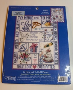 Candamar Designs Kreuzstich Set 51460 To Have and To Hold Wedding Marriage - Bild 1 von 2