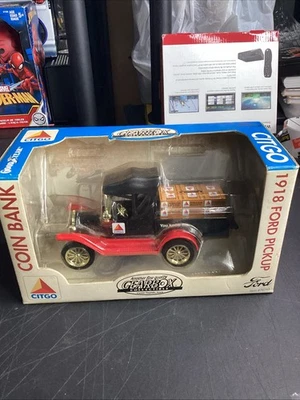 Citgo Gearbox 1918 Ford Runabout Pickup Truck Collectible Coin Bank Unopened - Image 1 of 4